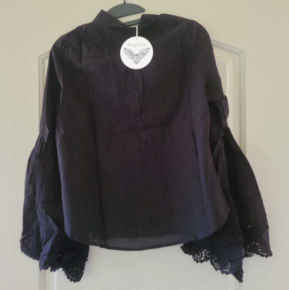 New Auguste Starlight Dancer Angel Black Blouse XS - Picture 14 of 16